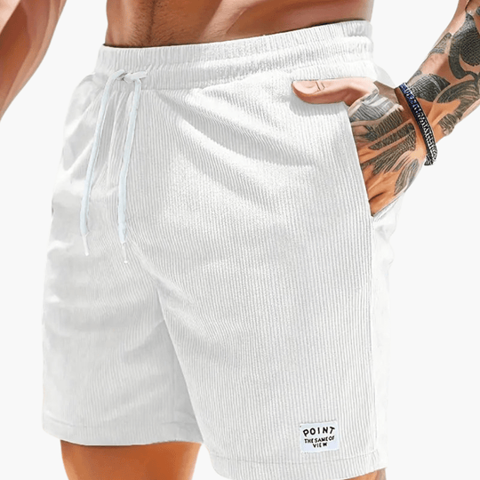 Short en velours côtelé pour homme – Doux, confortable et parfait pour l'été