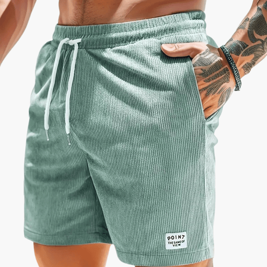 Short en velours côtelé pour homme – Doux, confortable et parfait pour l'été