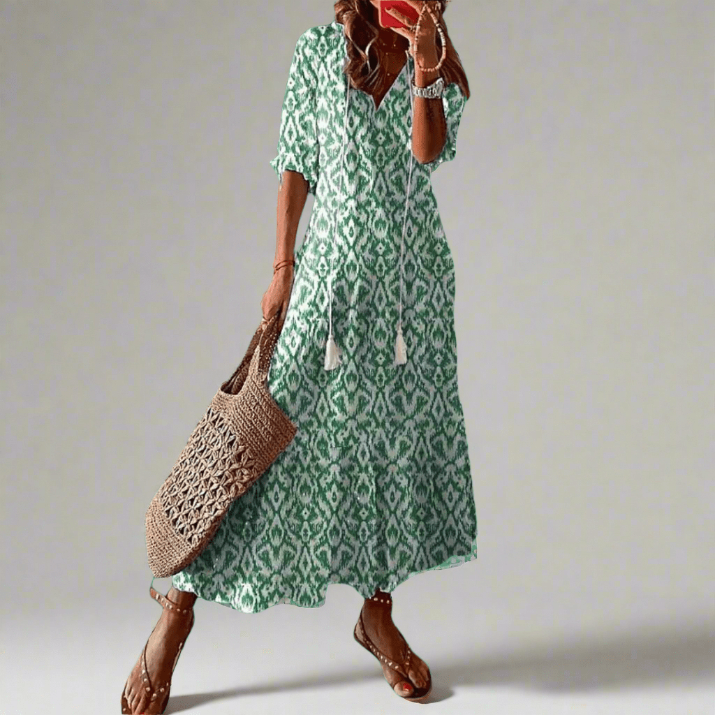 Cyratrud | Robe longue aérienne à l'élégance moderne