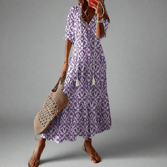 Cyratrud | Robe longue aérienne à l'élégance moderne
