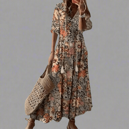 Cyratrud | Robe longue aérienne à l'élégance moderne