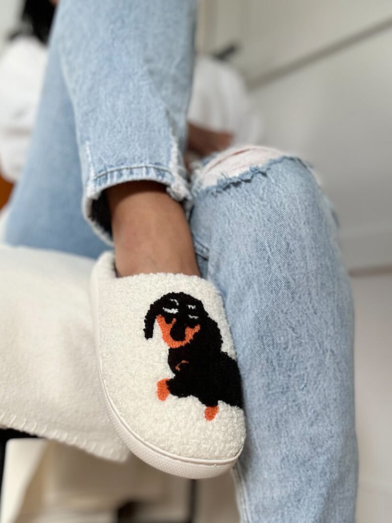 Chaussons d'hiver pour teckel