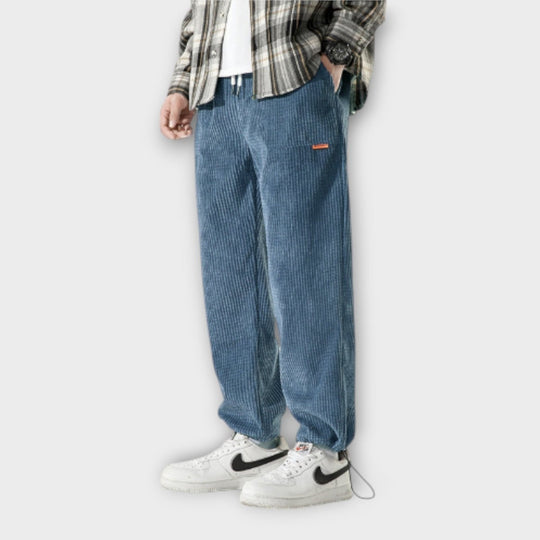 Eddy - Pantalon de loisirs en velours côtelé