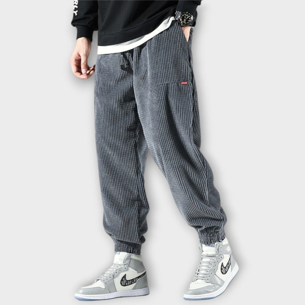 Eddy - Pantalon de loisirs en velours côtelé