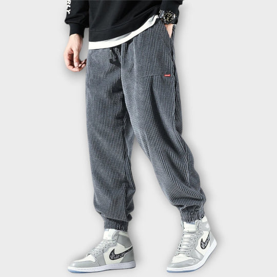 Eddy - Pantalon de loisirs en velours côtelé