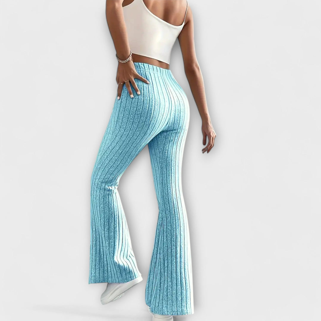 Jennifer - Pantalon évasé élégant