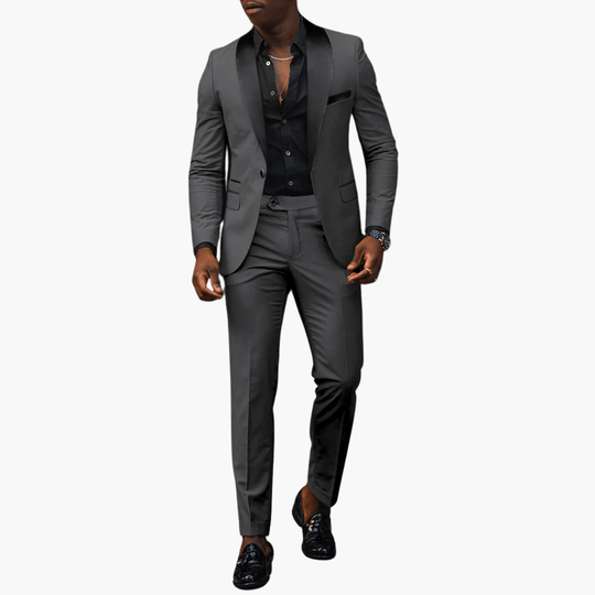 Costume de mariage élégant - costume deux pièces pour homme avec une coupe moderne 