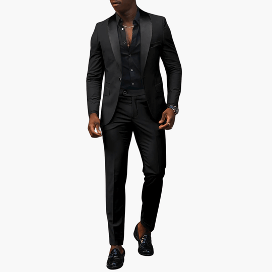 Costume de mariage élégant - costume deux pièces pour homme avec une coupe moderne 