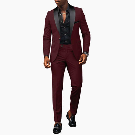 Costume de mariage élégant - costume deux pièces pour homme avec une coupe moderne 