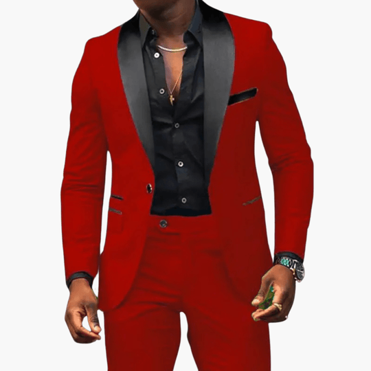 Costume de mariage élégant - costume deux pièces pour homme avec une coupe moderne 