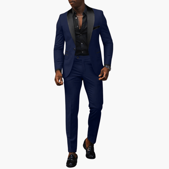 Costume de mariage élégant - costume deux pièces pour homme avec une coupe moderne 