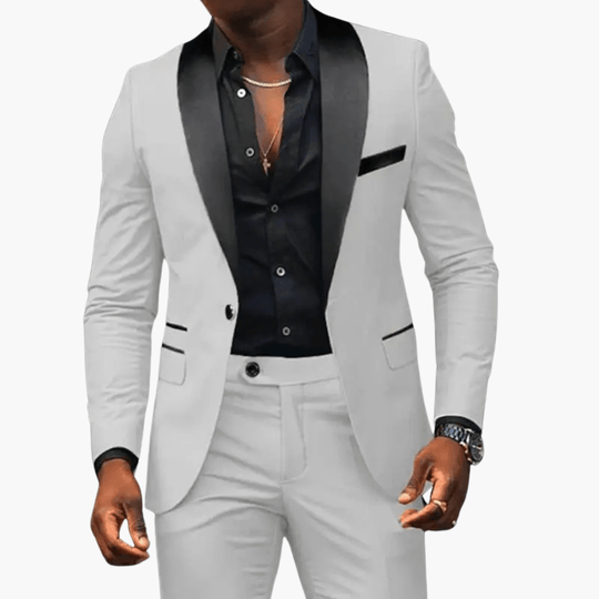 Costume de mariage élégant - costume deux pièces pour homme avec une coupe moderne 