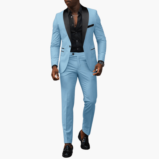 Costume de mariage élégant - costume deux pièces pour homme avec une coupe moderne 