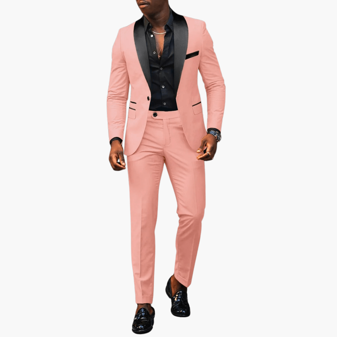Costume de mariage élégant - costume deux pièces pour homme avec une coupe moderne 