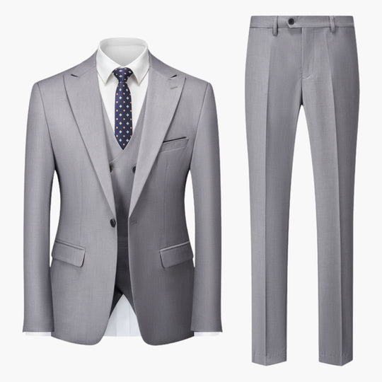 Costume élégant slim fit - 3 pièces pour homme pour le travail