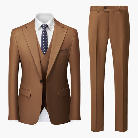 Costume élégant slim fit - 3 pièces pour homme pour le travail