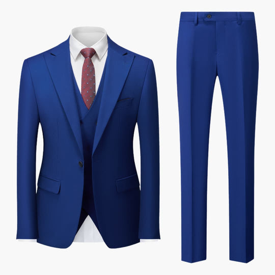 Costume élégant slim fit - 3 pièces pour homme pour le travail
