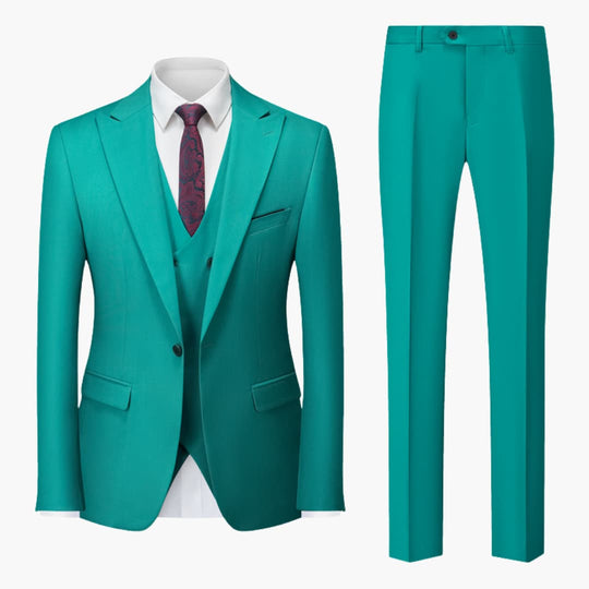 Costume élégant slim fit - 3 pièces pour homme pour le travail