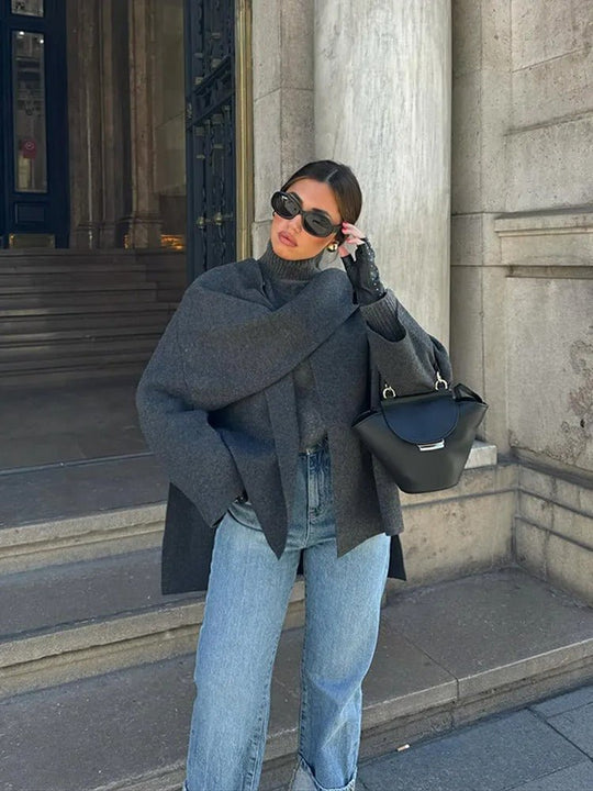 Elif - Manteau cape viral