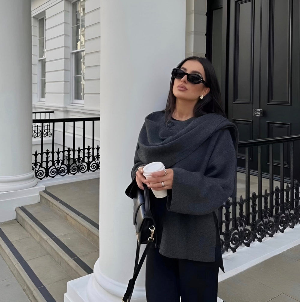 Elif - Manteau cape viral