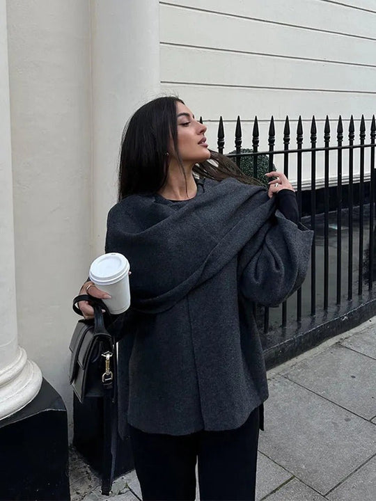 Elif - Manteau cape viral