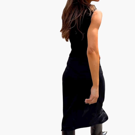 Emily | Langes ärmelloses Kleid