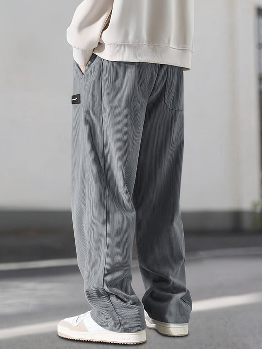 Nouvelle™ | Pantalon droit à taille coulissée avec cordon de serrage