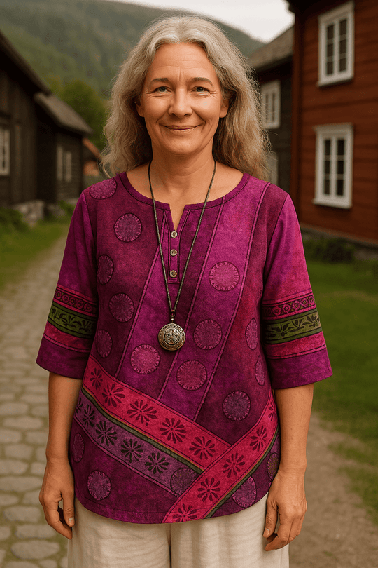Fashionmoment® | Bequeme Bunte Bluse