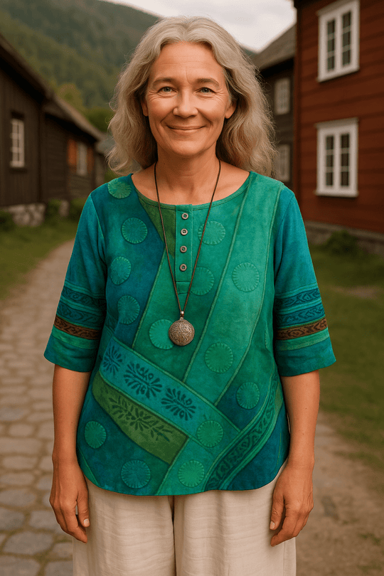 Fashionmoment® | Bequeme Bunte Bluse