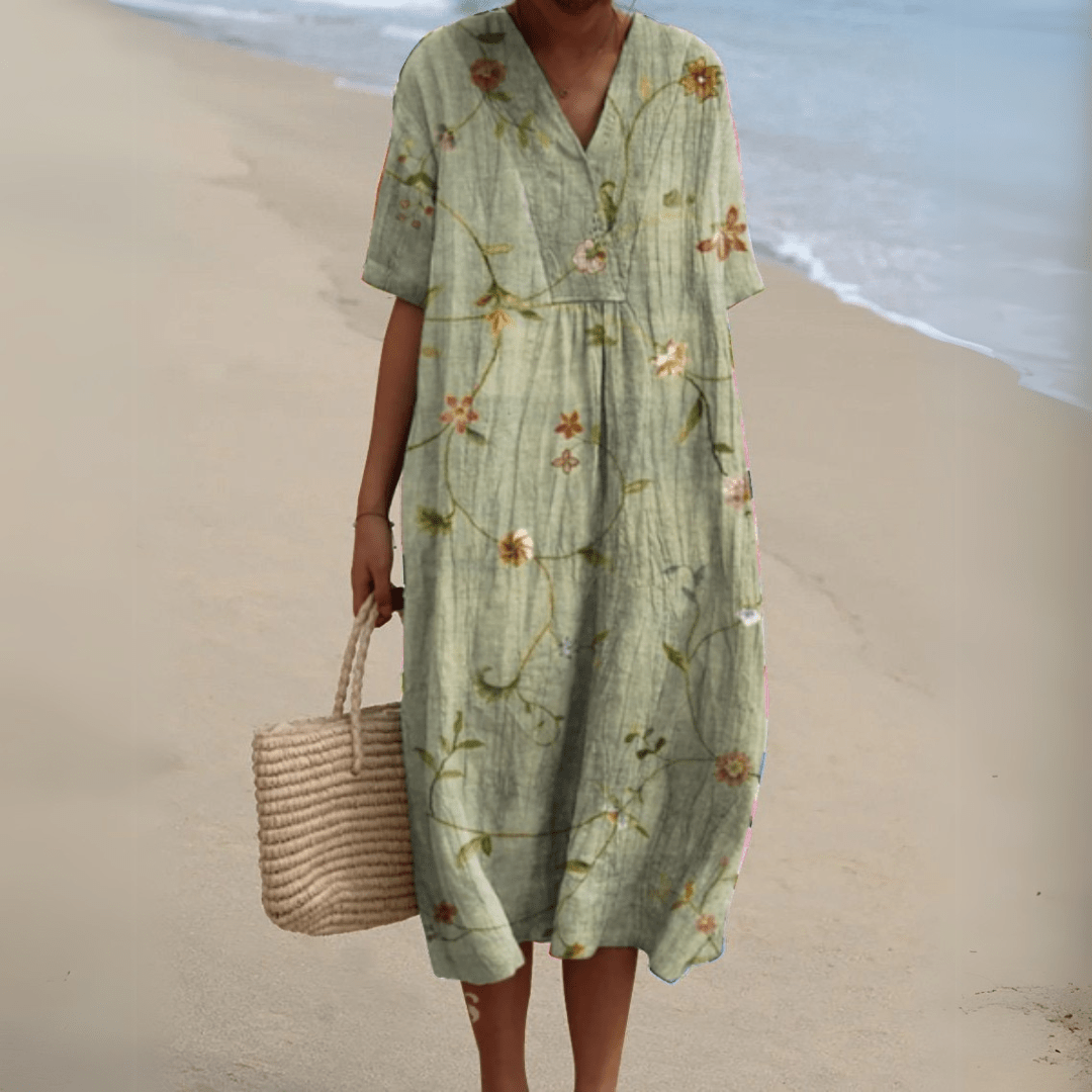 Fashionmoment™ | Robe fleurie élégante 