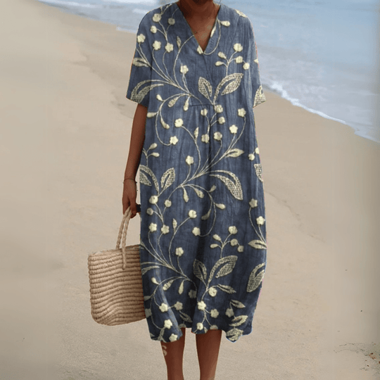 Fashionmoment™ | Robe fleurie élégante 
