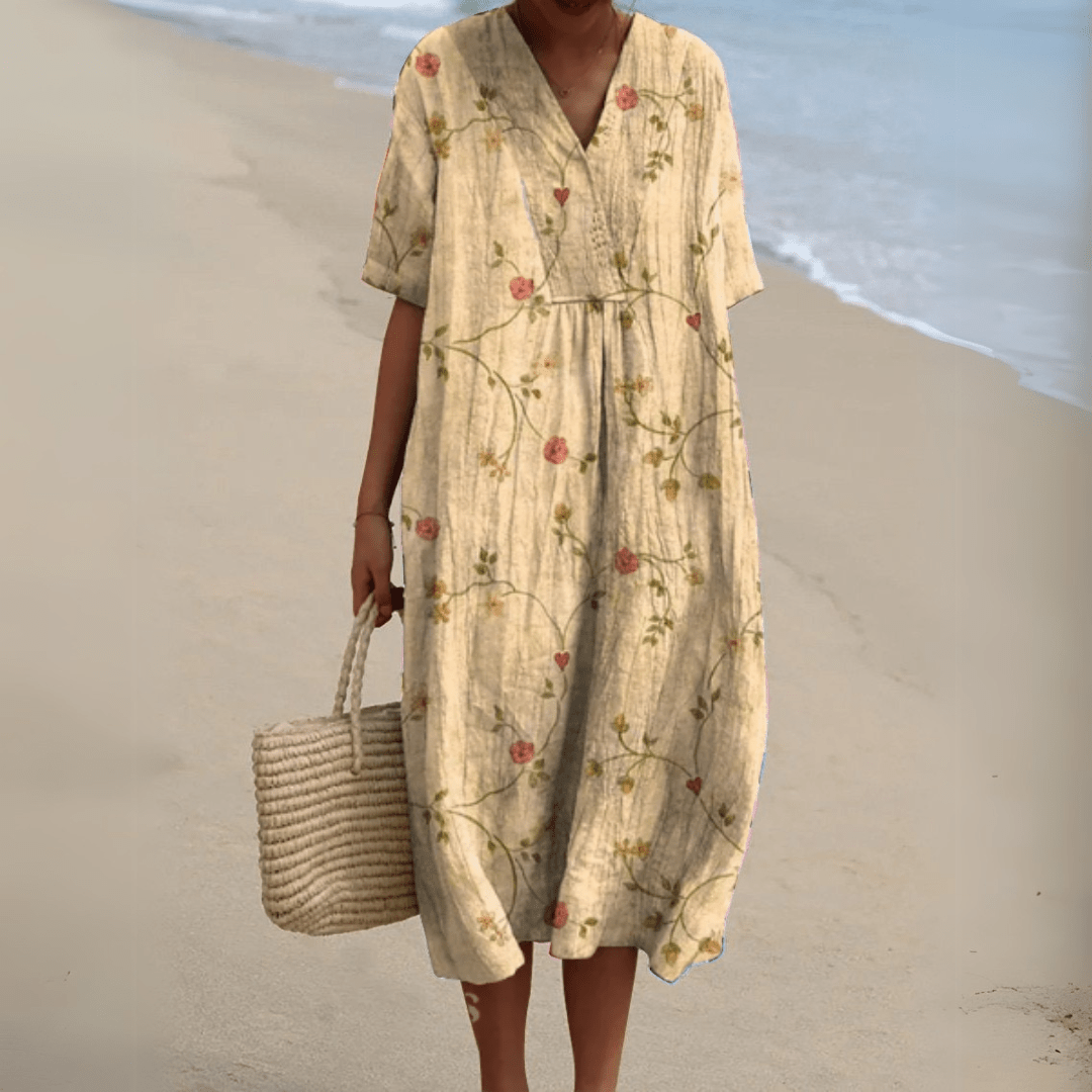 Fashionmoment™ | Robe fleurie élégante 
