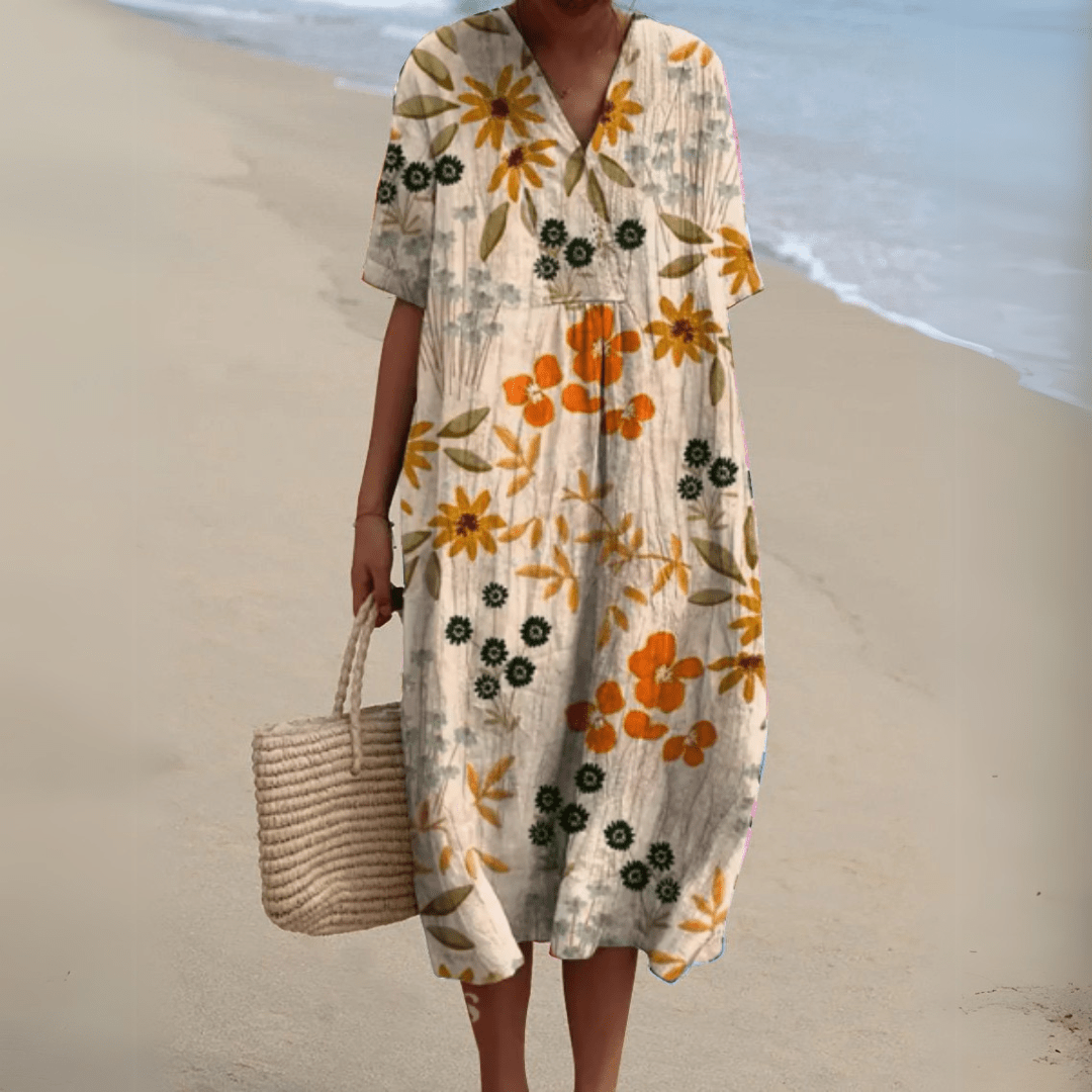 Fashionmoment™ | Robe fleurie élégante 