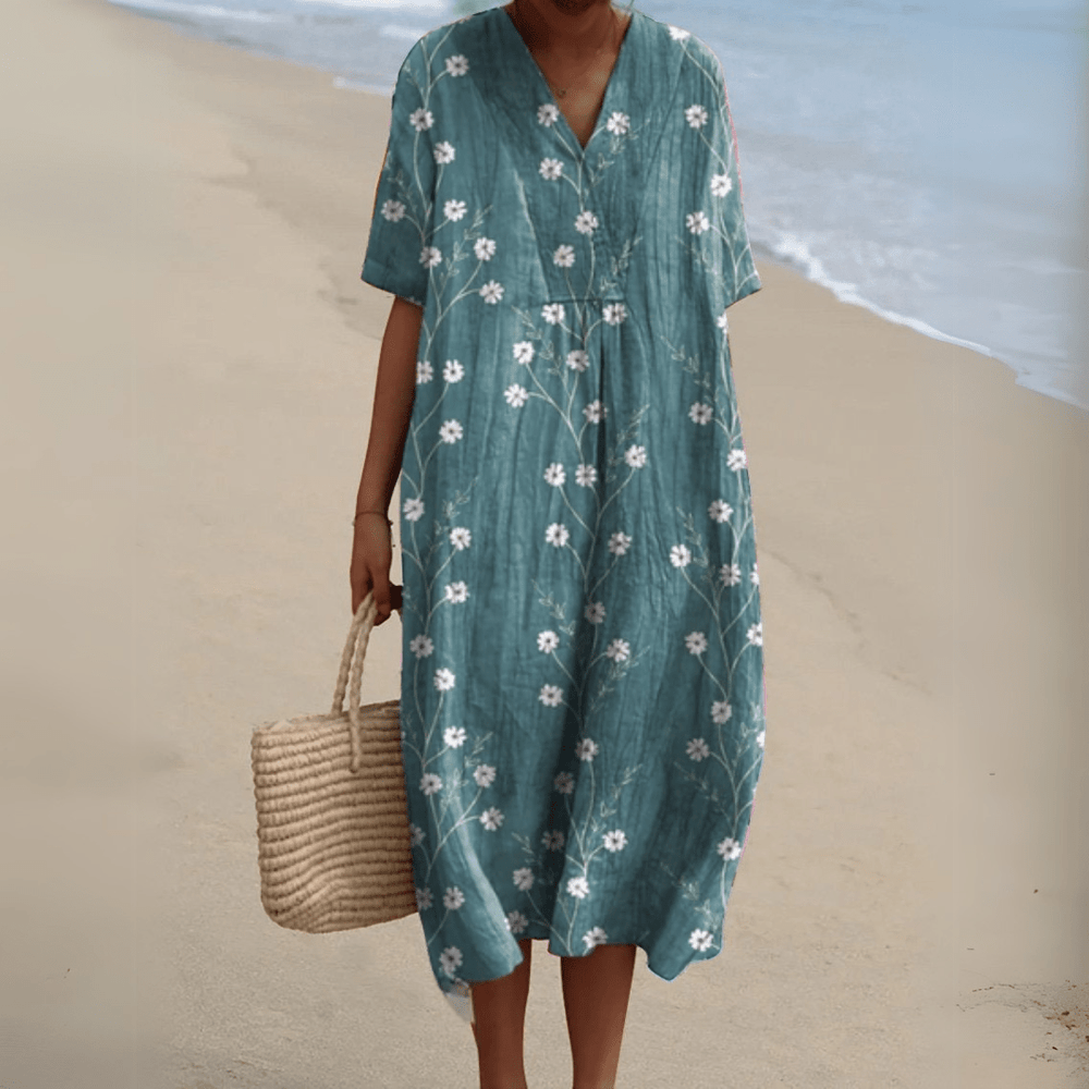 Fashionmoment™ | Robe fleurie élégante 