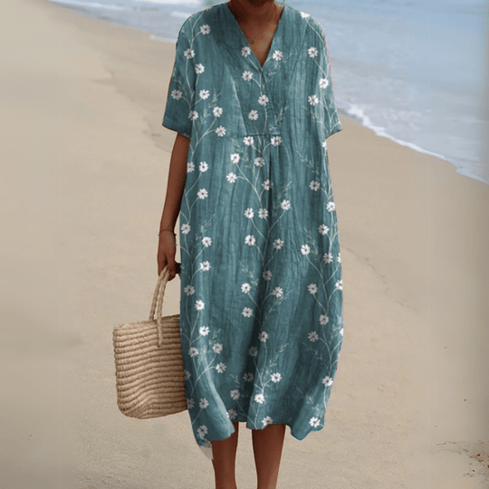 Fashionmoment™ | Robe fleurie élégante 