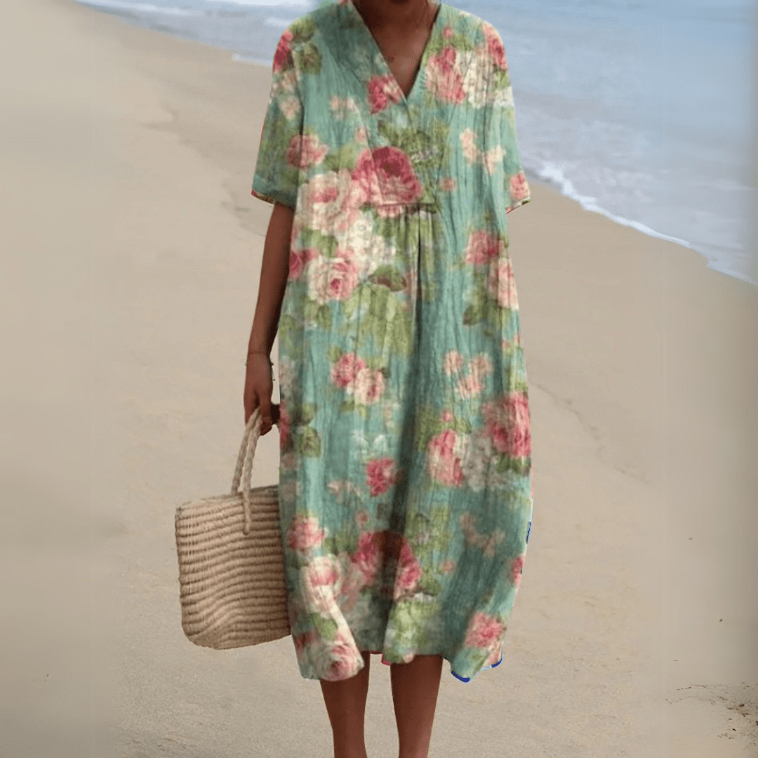 Fashionmoment™ | Robe fleurie élégante 