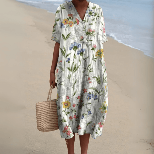Fashionmoment™ | Robe fleurie élégante 