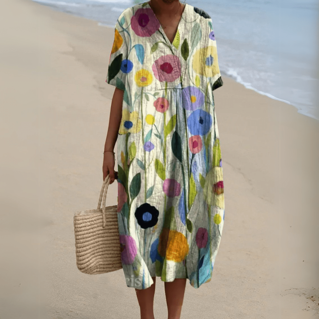 Fashionmoment™ | Robe fleurie élégante 
