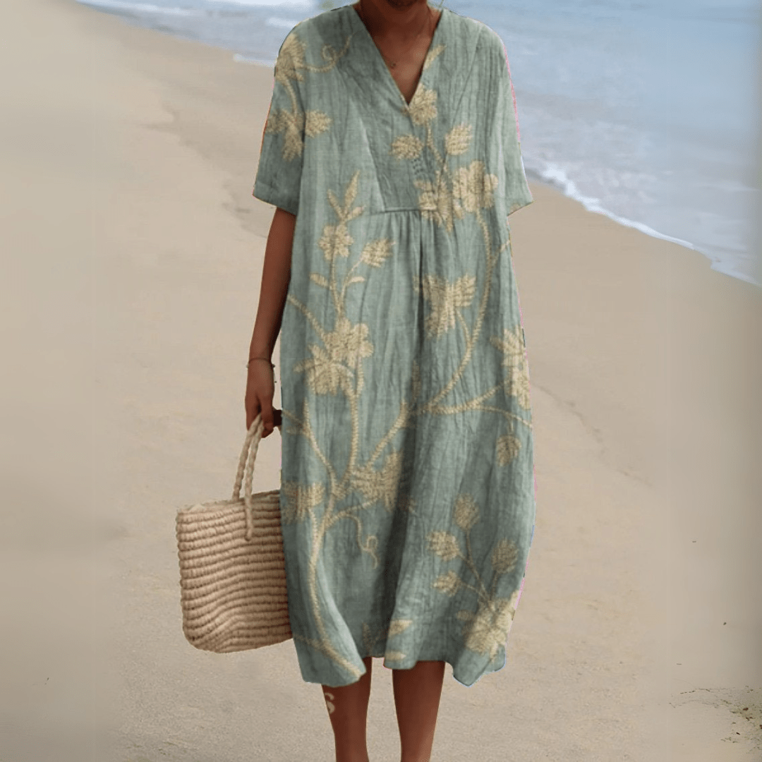 Fashionmoment™ | Robe fleurie élégante 