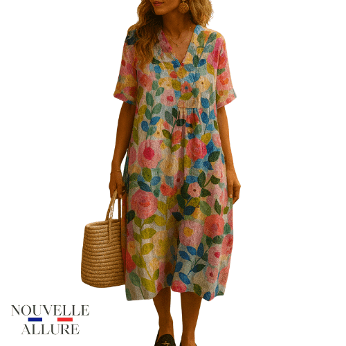 Fashionmoment™ | Robe fleurie élégante 