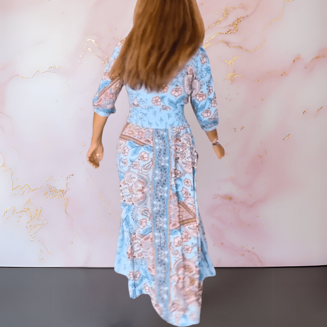 Fashionmoment ™ | Robe d'été élégante à col en V