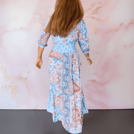 Fashionmoment ™ | Robe d'été élégante à col en V