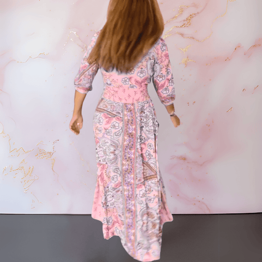 Fashionmoment ™ | Robe d'été élégante à col en V
