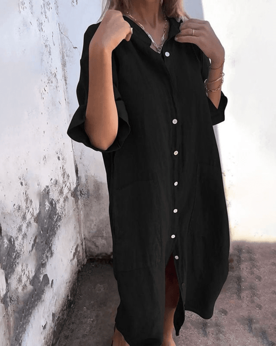 Fashionmoment™ | Robe chemise décontractée style Ibiza
