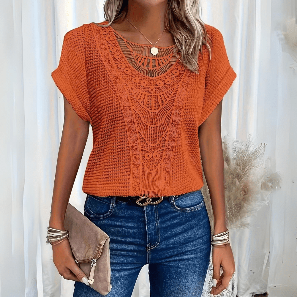 Fashionmoment® Karin | Chemisier élégant style Ibiza