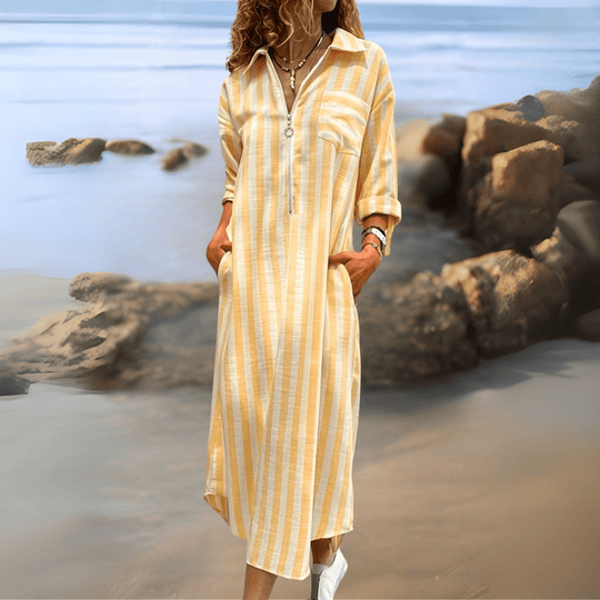 Robe « Joyce » Fashionmoment® – Rayures. Style. Confiance. 