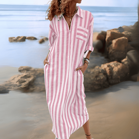 Robe « Joyce » Fashionmoment® – Rayures. Style. Confiance. 