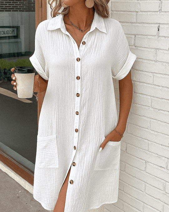 Robe « Melissa » de Fashionmoment® – Légère. Décontractée. Prête pour l'été.