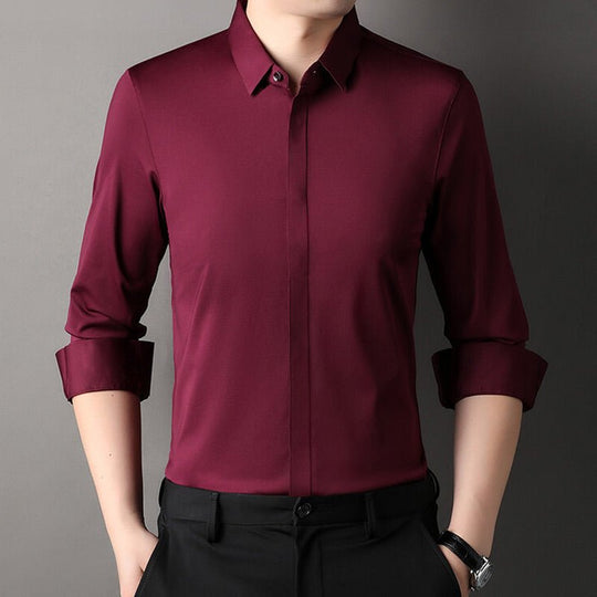 Fashionmoment® | Knitterfreies Stretchhemd für Herren