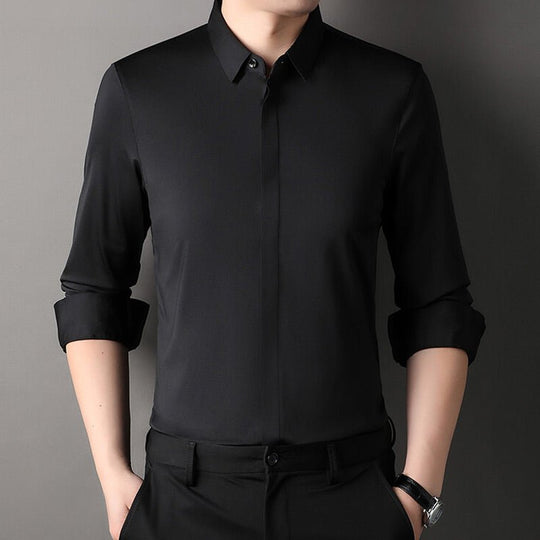 Fashionmoment® | Knitterfreies Stretchhemd für Herren